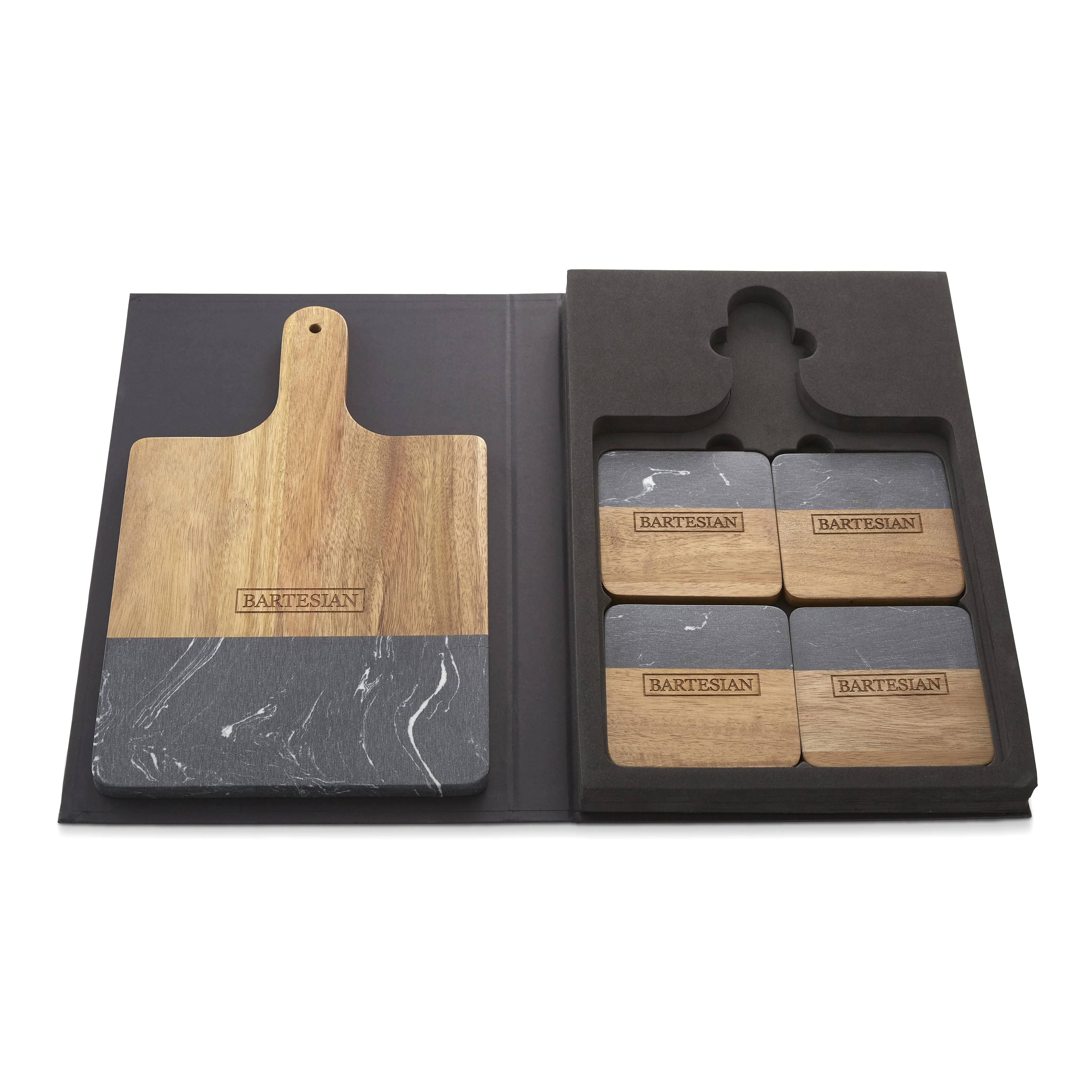 Cutting Board with Coasters - Set of 4 - Image 4